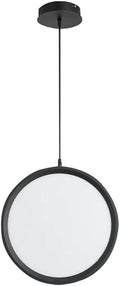 Industrial Pendant Light/Minimalist Pendant Lamp/LED/Adjustable Hang Lamp/Ceiling Lighting Fixtures/Wrought Iron/Cafe/Restaurant/Shop(Black,Single Head)