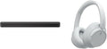 Sony S100F 2.0ch Soundbar with Bass Reflex Speaker, Integrated Tweeter and Bluetooth & WH-CH720N Noise Canceling Wireless Headphones Bluetooth Over The Ear Headset with Microphone