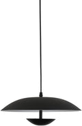 Chandelier, Industrial Pendant Light Creative Wrought Iron Chandelier Restaurant Office Pendant Light Modern and Simple Hanging Lamp Bar Metal Lighting Fixture E27 Single Head(Black,35cm)