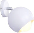 Wall lamp, Clothing Store Coffee Shop 180 Degree Adjustment Wrought Iron Wall Light Fixtures Bedroom Study Girl Room Wall Sconces E27 Screw Aisle Corridor Decorative Lighting Wall Lamp(White)