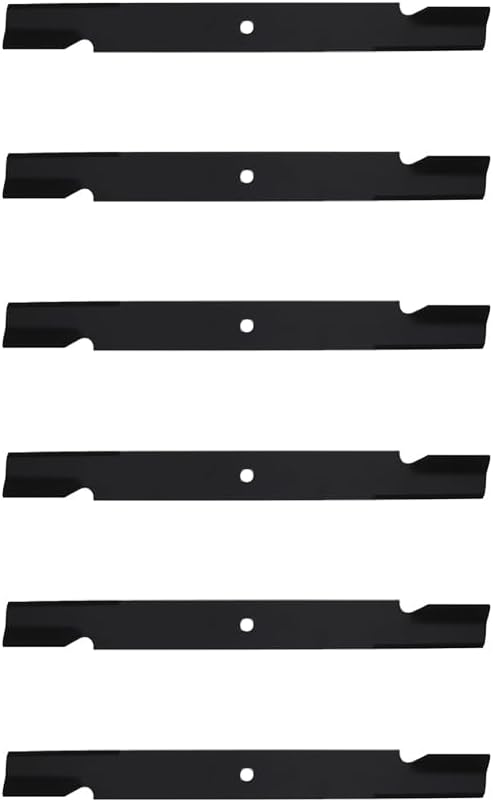 Set of 6 New Lawn Mower Blade Fits Bad Boy, Gravely, Fits Husqvarna, Scag, Universal, Universal Products Turf Master ZTR Zero Turn 72' Deck, Zero Turn Rider 72' Deck Models