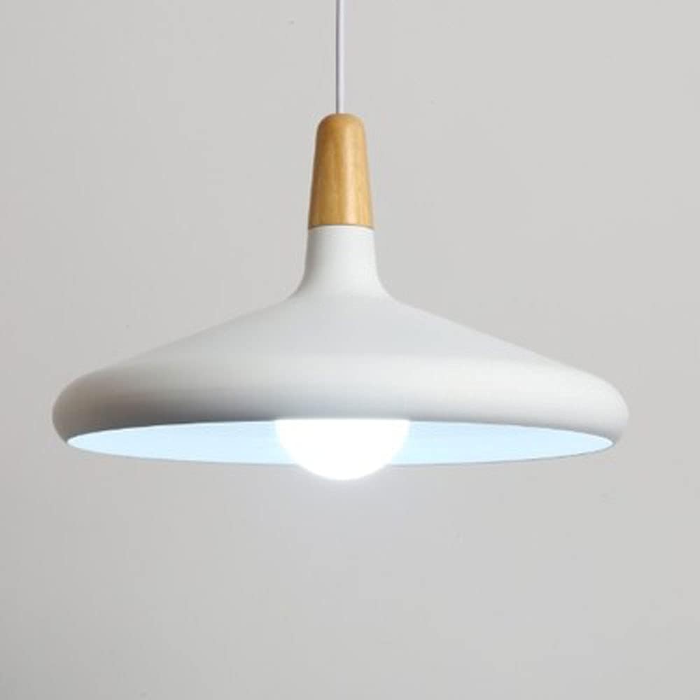 Nordic Style Black Pendant Light Fixture - Adjustable Hanging Lamp for Kitchen, Dining Room, Bar, and Bathroom(White)