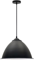 Modern and Simple Colored Wrought Iron Creative Metal Pendant Light Fixtures 1-Light for Bathroom Kitchen Island Dining Room Farmhouse Barn Lighting