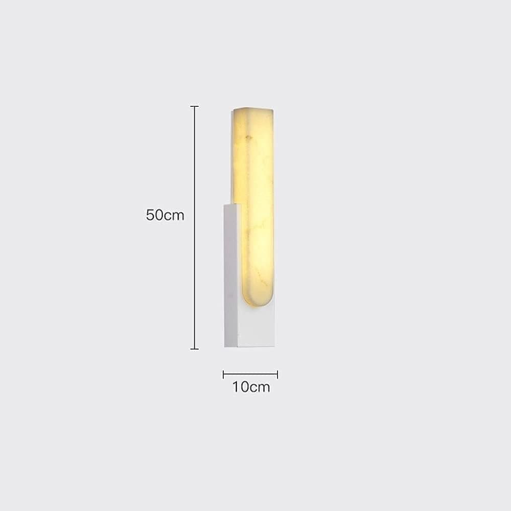 Modern Wall Sconce Wrought Iron Marble with Headboard Loft Lounge Bathroom,for Living Room
