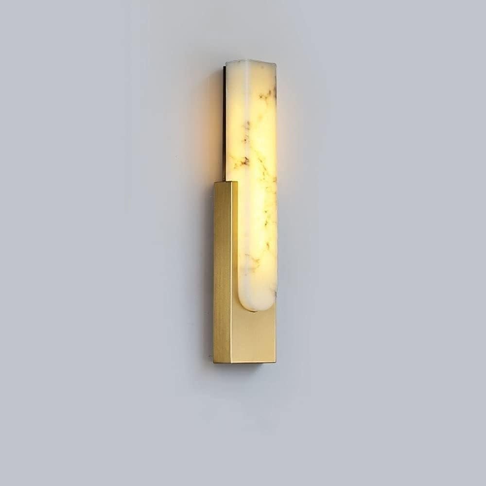 Modern Wall Sconce Wrought Iron Marble with Headboard Loft Lounge Bathroom,Luxury