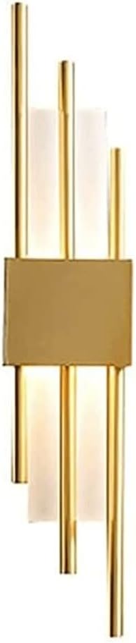 Wall Sconces Nordic Wrought Iron Wall Sconce Modern Minimalist Art Wall Light Wall Mounted Lighting Fixture for Bedroom Bathroom Villa Balcony Decoration Wall Sconce Lighting ( Color : Trichromatic Di