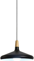 Nordic Style Black Pendant Light Fixture - Adjustable Hanging Lamp for Kitchen, Dining Room, Bar, and Bathroom(Black)
