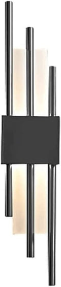 Wall Sconces Nordic Wrought Iron Wall Sconce Modern Minimalist Art Wall Light Wall Mounted Lighting Fixture for Bedroom Bathroom Porch Restaurant Villa Balcony Restaurant Study Decoration(White Light,