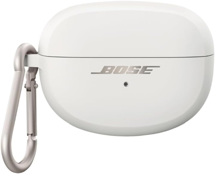 Bose Ultra Open Earbuds with Immersive Audio, Open Ear Wireless Clip on Earbuds for Comfort, OpenAudio for Awareness, Bundle Silicone Case Cover for Ultra Open Earbuds (Moonstone Blue)
