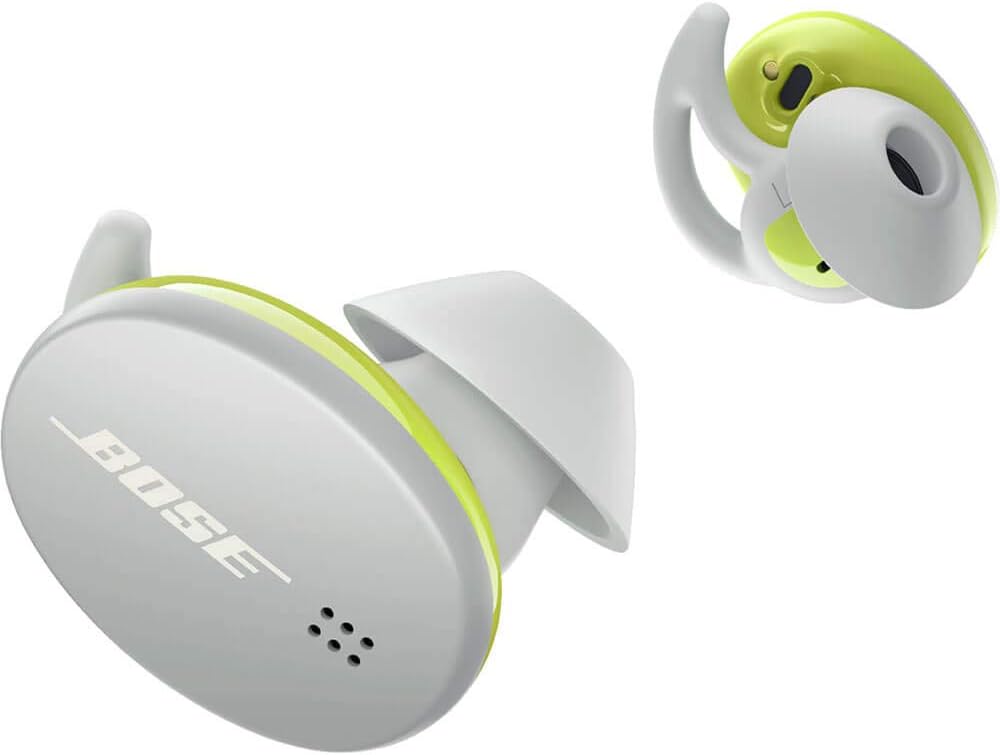 Bose Sport Earbuds - True Wireless Earphones - Bluetooth in Ear Headphones for Workouts and Running, Glacier White (Renewed)