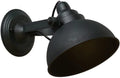 Wall Mounted Light American Retro Industrial Wall Sconce Single Head Adjustable Black Baking Paint Wrought Iron Wall Illumination Hollow Lampshade Brushed Nickel Bathroom Wall Lantern for Bedroo