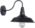 Wall Light Wall Lighting Loft Retro Industrial Wind Pot Cover Wall Lamp Black Gooseneck Retro Wall Lighting Fixtures Wall Sconces Simple Wrought Iron Wall Light for Aisle C,Noir