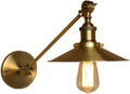 Wall Lamp Bathroom Lighting Wrought Iron Bedroom Lighting Retro Wall Lamps Simple Personality Creative Wall Lamps Outdoor Wall Lamps Wall Lamp for Bedroom(Brass)