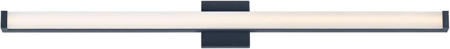 Maxim Lighting Spec 48' Bath Vanity Light | Black Aluminum Finish | Pmma Acrylic Shade | Contemporary Indoor Light Fixture | Ideal for Bathrooms & Powder Rooms | ADA Compliant Wet Rated | 52008BK
