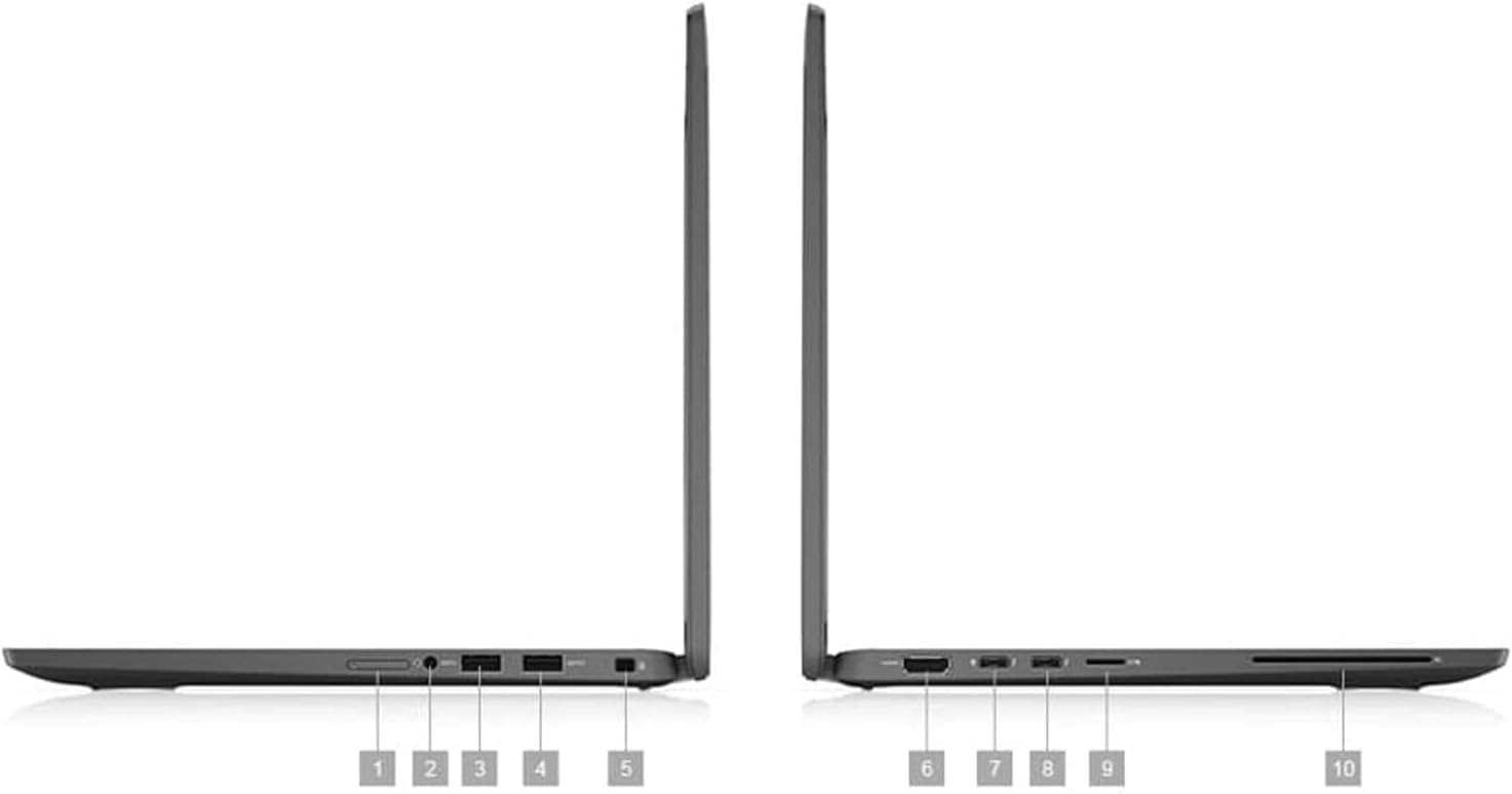 Dell Latitude 7410 Laptop | 14' 1920x1080 FHD | Core i7-10610U - 1TB SSD Hard Drive - 16GB RAM | 4 cores @ 4.9 GHz Win 11 Pro Black (Renewed)