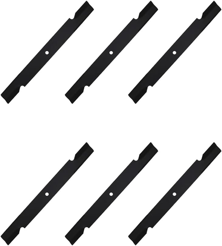 Set of 6 New Lawn Mower Blade Fits Bad Boy, Gravely, Fits Husqvarna, Scag, Universal, Universal Products Turf Master ZTR Zero Turn 72' Deck, Zero Turn Rider 72' Deck Models