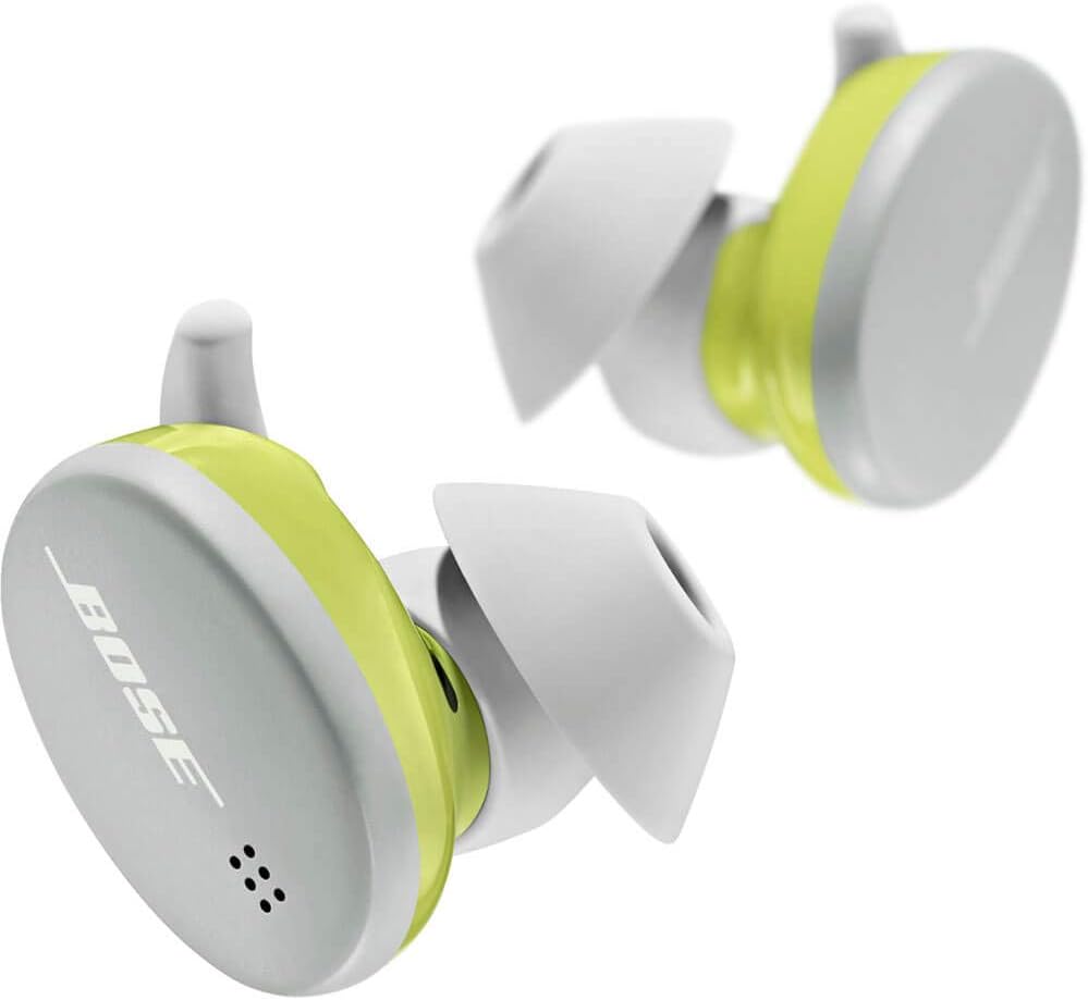 Bose Sport Earbuds - True Wireless Earphones - Bluetooth in Ear Headphones for Workouts and Running, Glacier White (Renewed)