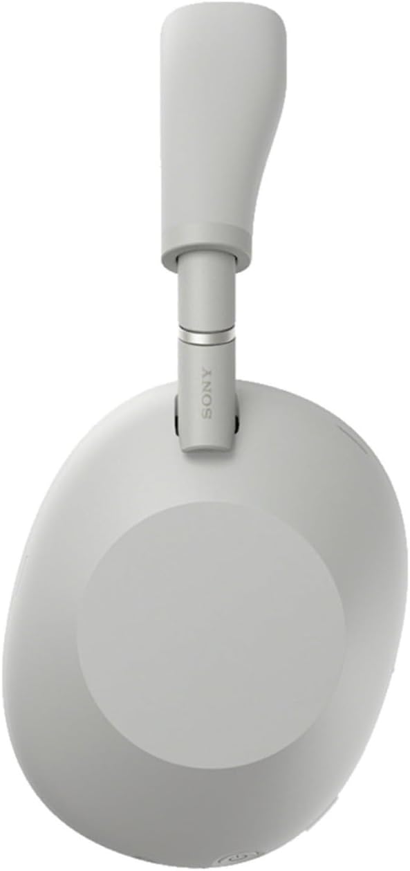 Sony WH-1000XM6 Wireless Noise-Canceling Headphones (Silver) Bundle with Rechargeable Clip-On Light (2 Items)