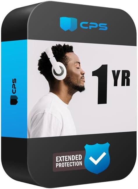 Sony MDR7506 Professional Large Diaphragm Headphones Bundle with Headphone Case Black and 1 YR CPS Enhanced Protection Pack