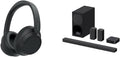 Sony WH-CH720N Noise Canceling Wireless Headphones Bluetooth Over The Ear Headset with Microphone and Alexa Built-in, Black New & HT-S40R 5.1ch Home Theater Soundbar System,Black