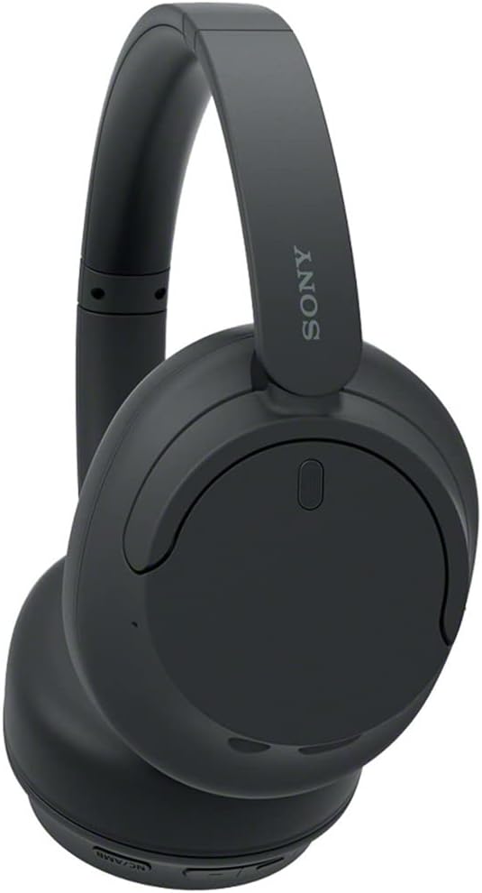 Sony WHCH720N/B Wireless Noise Cancelling Headphone, Black Bundle with Deco Gear Premium Hard Body Case + Converter Adapter Type C + Mizco Travelocity in-Ear Headphone + 2 Year Protection Pack