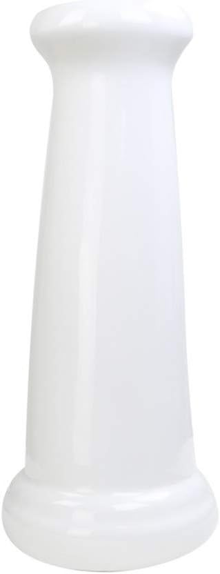 Renovators Supply Manufacturing Darbyshire 34'W x 22.5' D x 32' H Large Bathroom Pedestal Sink. Vitreous China with Overflow, 4 in. Centerset Faucets