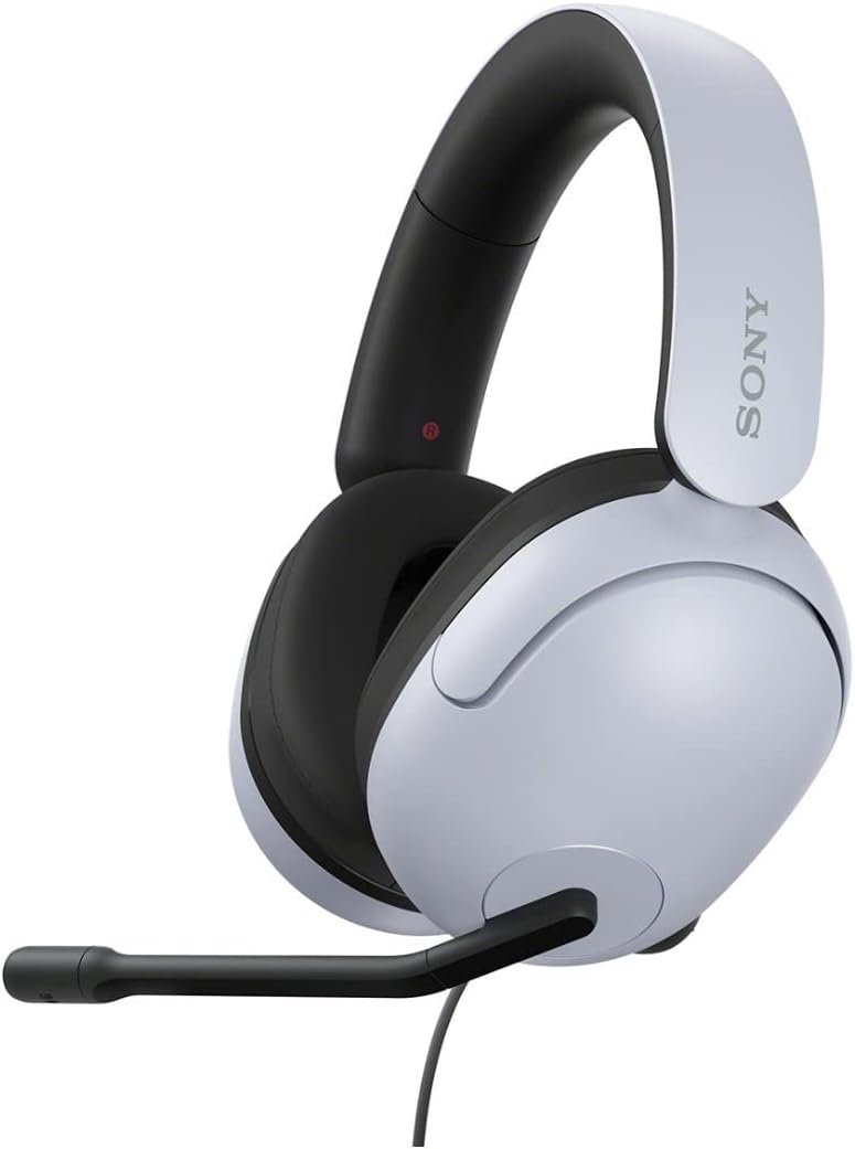 Sony INZONE H3 Wired Gaming Headset with 360 Spatial Sound Bundle with Headphone Stand (2 Items)