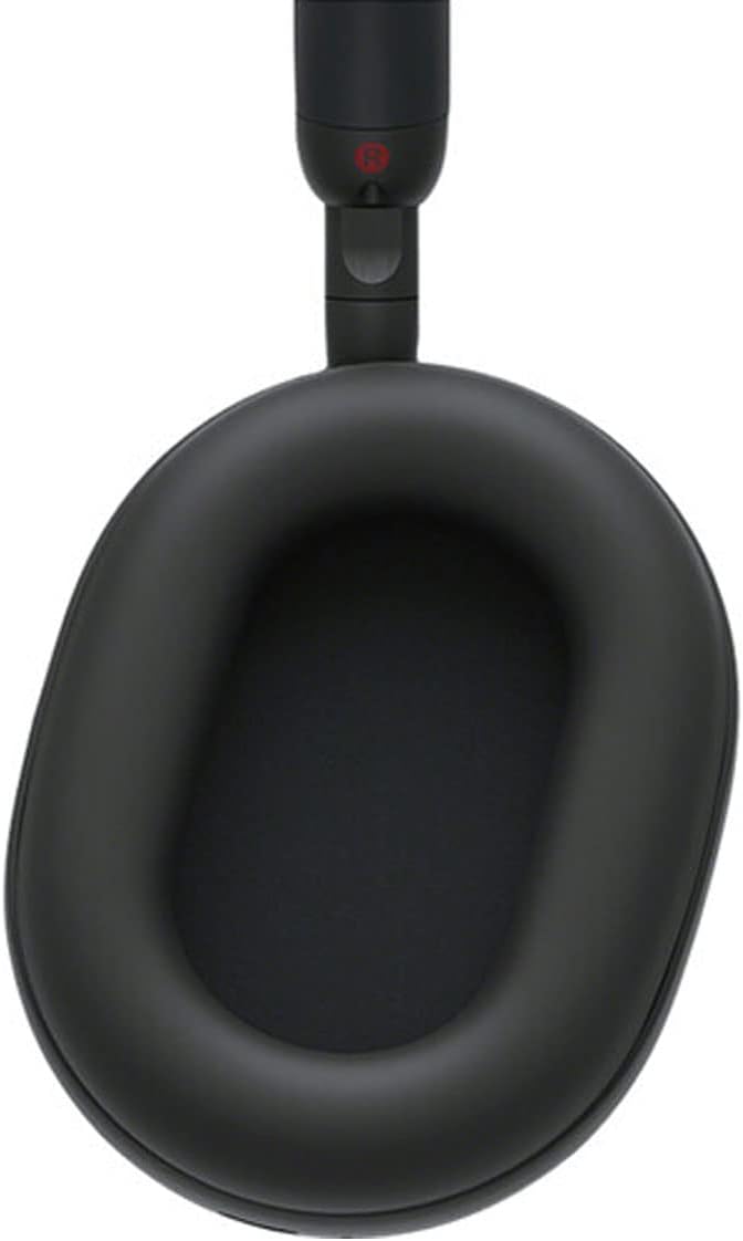 Sony WH-1000XM5 Noise-Canceling Wireless Over-Ear Headphones (Black), 30 Hours Playback Time, Hands-Free Calling, Alexa Voice Control - Kit with Charging Cube and Portable Charger