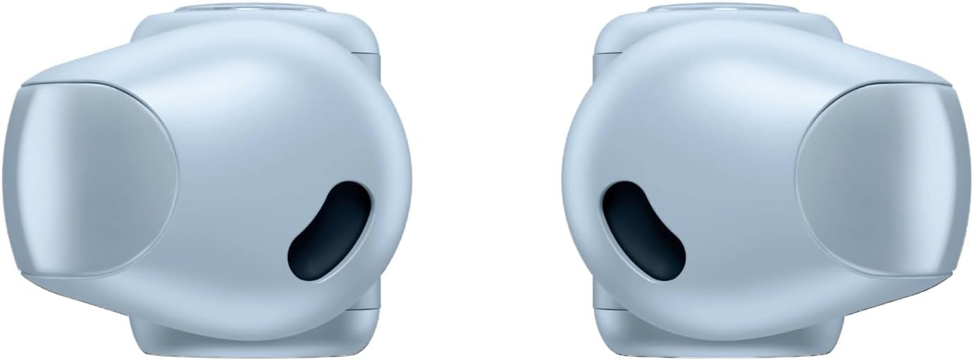Bose Ultra Open Earbuds with Immersive Audio, Open Ear Wireless Clip on Earbuds for Comfort, OpenAudio for Awareness, Bundle Silicone Case Cover for Ultra Open Earbuds (Moonstone Blue)