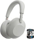 Sony WH-1000XM6/S Best Wireless Noise Canceling Headphones, Platinum Silver Bundle with Deco Gear CPS Exclusive 26 Month Protection Pack | Official USA Partner Model