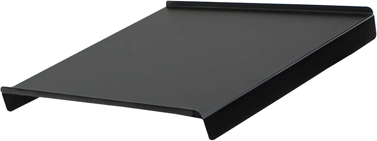 Black Two Tier X-Stand with Mic Boom and Top Shelf