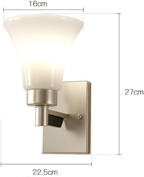 Wall Mounted Light Modern Simple Wall Lamp Stairs Light Luminaires Fixture E27 Bulb Wrought Iron Bedroom Decor Bathroom Bedside Home Decoration Wall Lighting Reading Light
