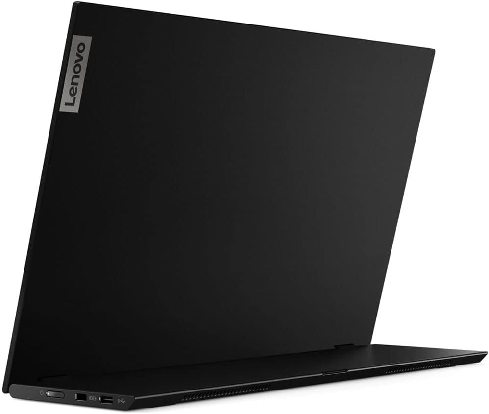 Lenovo ThinkVision M14 14 Inch, 1920 x 1080y, IPS, 2 USB Type-C Portable Travel Monitor Bundle with Black Marble Bluetooth Folding Wireless Keyboard, and Black Pebble M355 Bluetooth Wireless Mouse