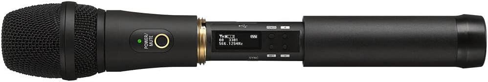 Sony UWP-D22 Camera-Mount Wireless Cardioid Handheld Microphone System (UC14: 470 to 542 MHz) (UWPD22/14) + Headphones + 8 x Rechargeable Batteries + 3.5 mm Auxiliary Cable + Case + More