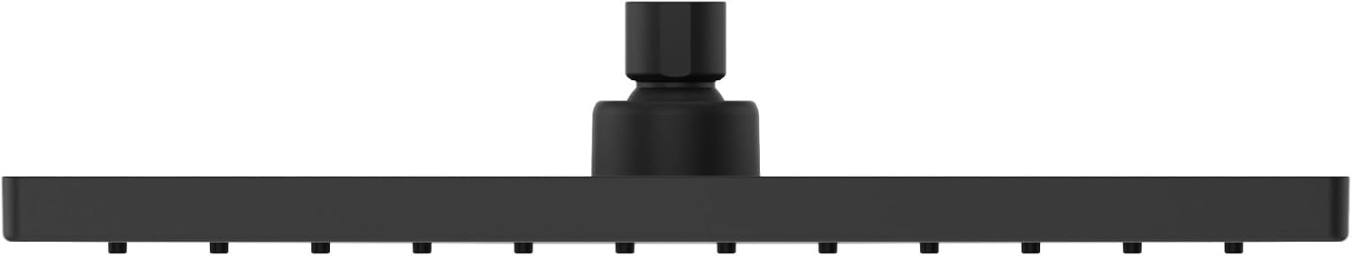 Pfister USH-06SHW Modern Square 1.75 GPM Single Function Rain Shower Head - Matte Black