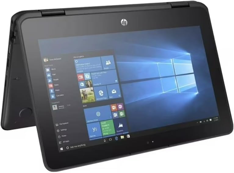 HP ProBook x360 11 G2 EE 2-in-1 Laptop, 11.6' Touchscreen Notebook, Core i5-7Y54, 8 GB RAM, 256 GB SSD, Wi-Fi, Bluetooth, CAM, Windows 11 Pro (Renewed) (7Y54)