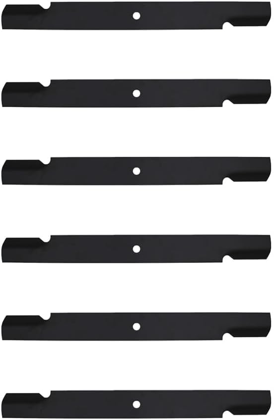 Set of 6 New Lawn Mower Blade Fits Bad Boy, Gravely, Fits Husqvarna, Scag, Universal, Universal Products Turf Master ZTR Zero Turn 72' Deck, Zero Turn Rider 72' Deck Models