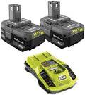 18V ONE+ 4AH LITHIUM BATTERY (2-PACK) WITH CHARGER