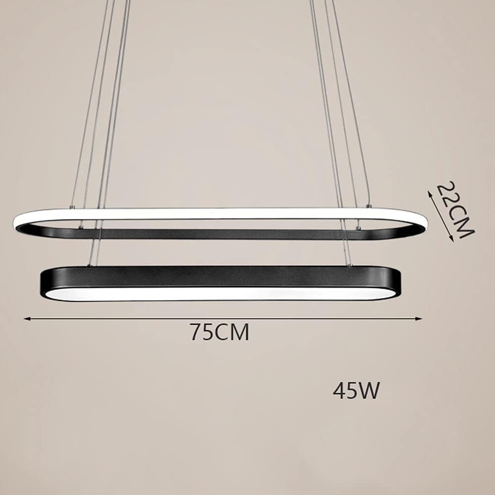 Chandelier 45W LED Dimming Wrought Iron Oval Pendant Lights - Modern Simple Retro Home Lighting Lamp Bedroom Bathroom Kitchen Living Room,Chandelier