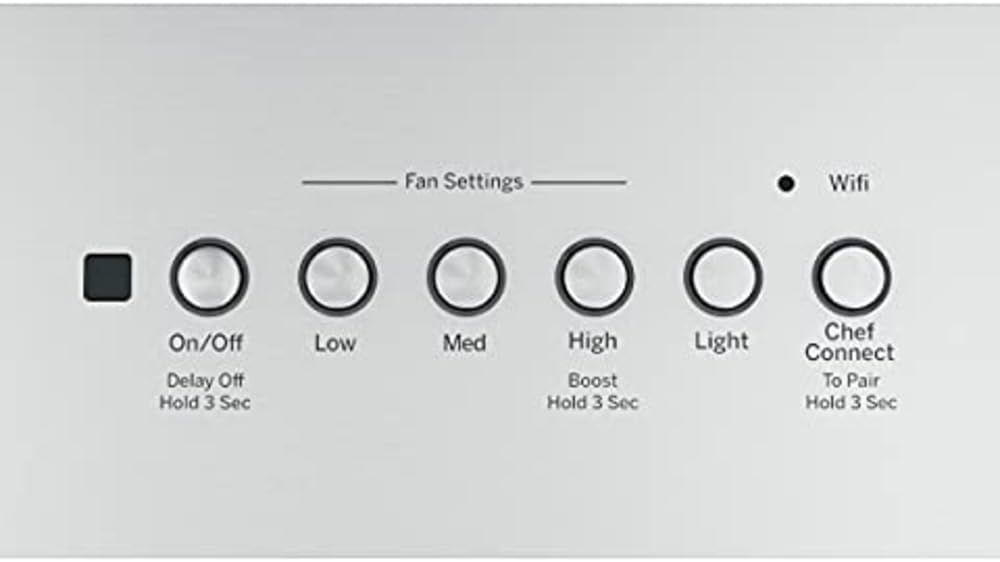 GE Profile Smart Range Hood Insert | 30 Inch Kitchen Exhaust Fan with 4 Speeds, Dimmable LED Lights | Wifi Connectivity & Smart Home Kitchen Essentials for Frequent Cooks | 610 CFM | Stainless Steel