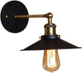 Wall Lamp Bathroom Lighting Wrought Iron Bedroom Lighting Retro Wall Lamps Simple Personality Creative Wall Lamps Outdoor Wall Lamps Wall Lamp for Bedroom(Black)