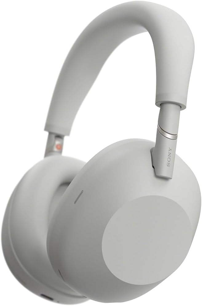 Sony WH1000XM6/S Best Wireless Noise Canceling Headphones Platinum Silver Bundle with in-Ear Headphone (Colors May Vary), Headphone Case, Converter Adapter and 2 YR CPS Enhanced Protection Pack