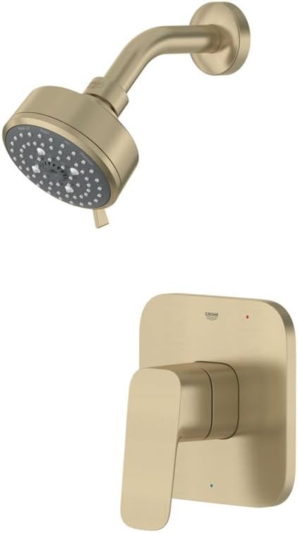 Grohe 105377EN00 Cubeo Pressure Balance Valve Shower Trim Kit, Brushed Nickel