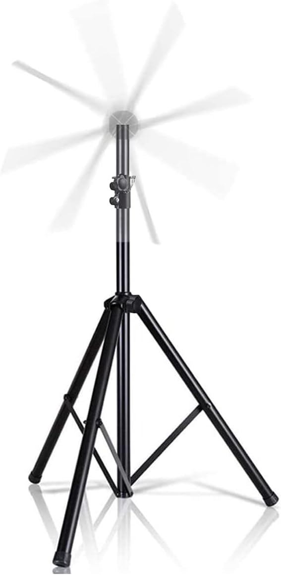 Tripod Stand for 3D Hologram Fan, Enhanced Floor Stand Holographic Fan Holder, Height Adjustable Up to 75 inches, 220lbs Weight Capacity,Safety Locking Knob & PIN, 35mm/40mm Compatible