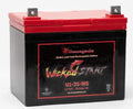REPLACEMENT BATTERY FOR ARIENS/GRAVELY ZERO-TURN MOWER; FITS MODELS; APEX 48 / APEX 52 / APEX 60; U1-35 400+ CCA'S