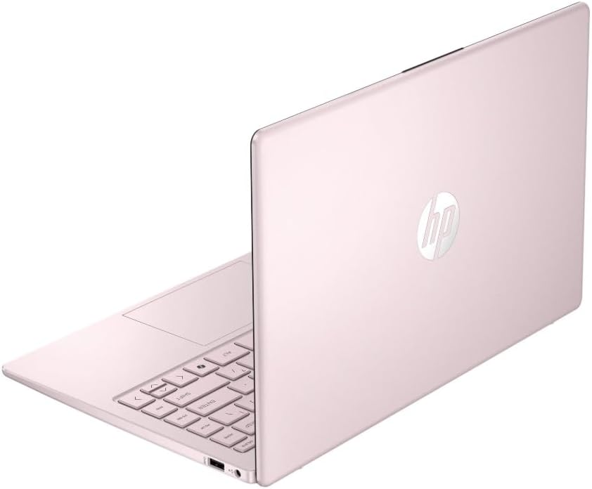 HP Student Laptop, Intel Processor N150(up to 3.6 GHz), 14 Inch LED Screen,8G RAM, 256GB Storange (128GB UFS+128GB MSD),One Year Office 365, Windows 11 Home,w/YYY Bundle,Pink