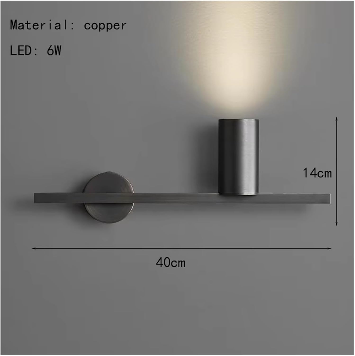 LED Decor Wall Lamp Creative High-end Copper Luxury Home Light Bar Bedroom Foyer Lighting Fixtures,Bathroom