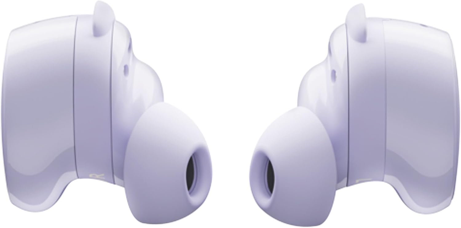 Bose QuietComfort Bluetooth Earbuds, True Wireless Earbuds with Active Noise Cancellation and Mic, Deep Bass, IPX4 Rating, Up to 8.5 Hours of Playtime, Chilled Lilac