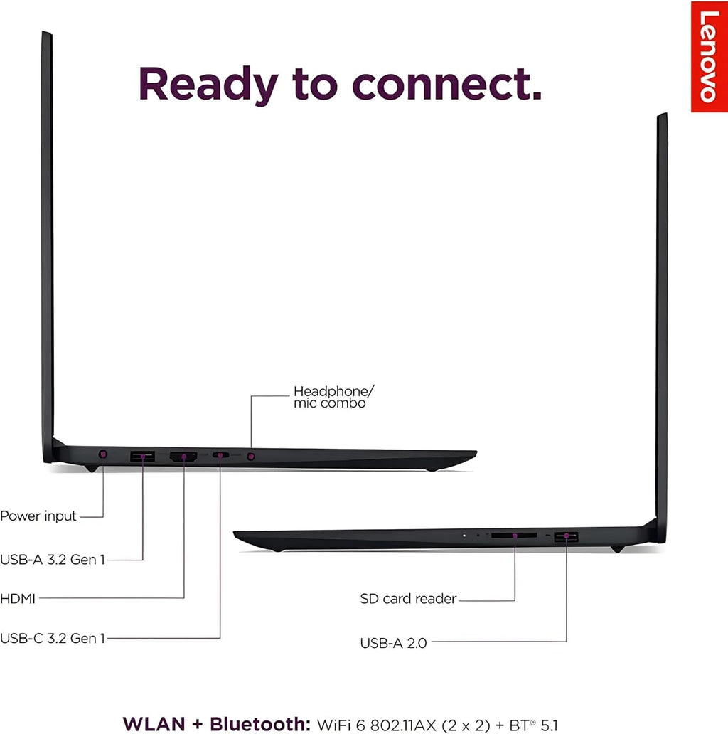 Lenovo New IdeaPad 15.6' Touchscreen Business Laptop with Microsoft Office | 16GB RAM - 1TB SSD | 2025/2026 Edition | Intel Core i5-1335U 10-core Processor(Beats i7-1255U) | Windows 11 Home