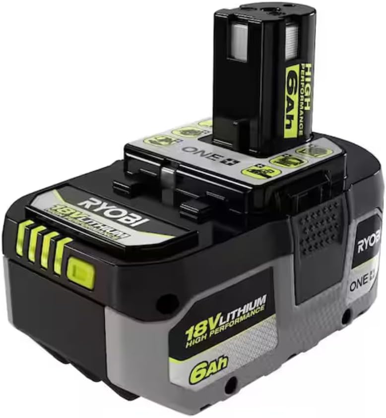 RYOBI ONE+ 18V Lithium-Ion HIGH Performance Starter Kit with 2.0 Ah Battery, 4.0 Ah Battery, 6.0 Ah Battery, Charger, and Bag